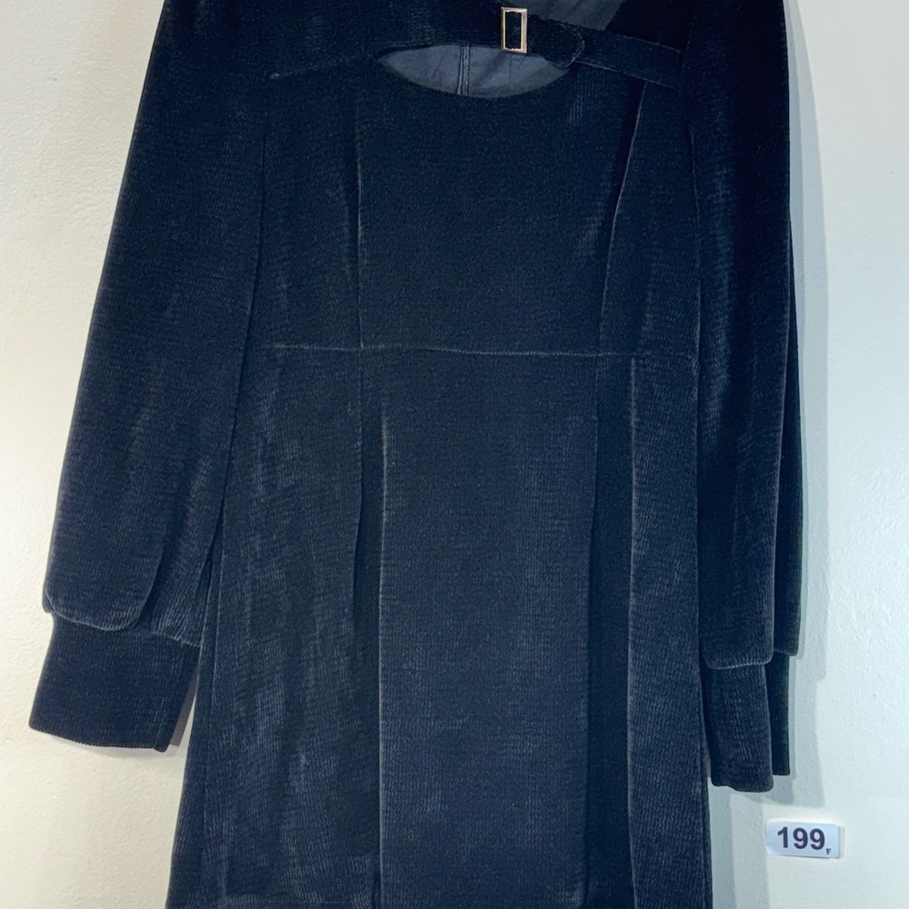 Cocoblanc Kids Elegant Black Corduroy‎ Dress Size L